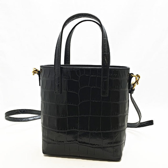 Saint Laurent Bag Tote Mini Black Shopping Toy - Picture 1 of 5